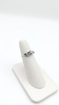 ANILLO DE PLATA PALADIO CON DIAMANTES