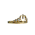 CORONA CON CORAZON CENTRAL Y PIEDRAS DE LATERALES