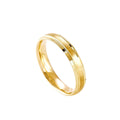 ARGOLLA HUECA DE MATRIMONIO DE ORO DE 10K