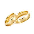 ARGOLLA HUECA DE MATRIMONIO DE ORO DE 10K