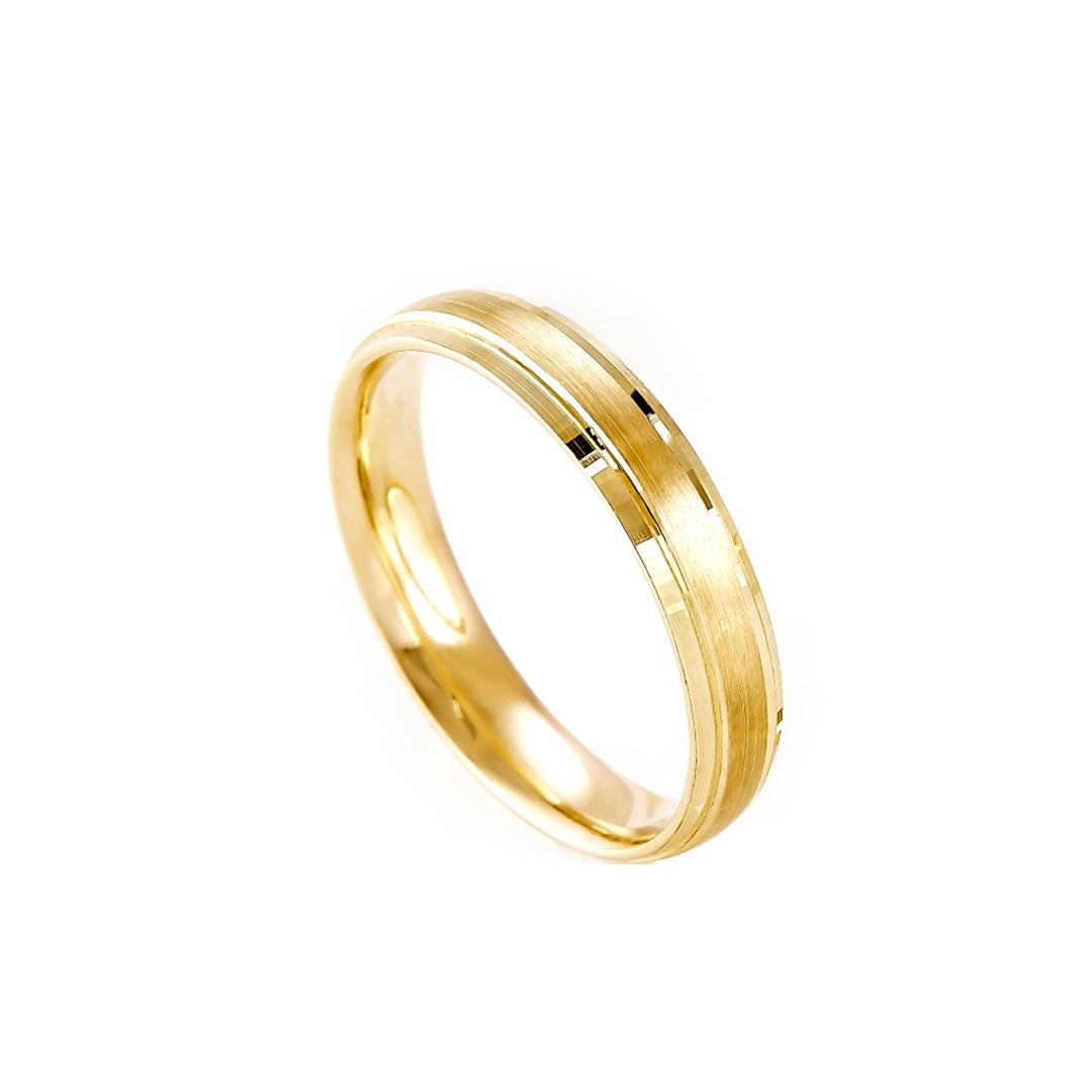 ARGOLLA SOLIDA DE MATRIMONIO DE ORO DE 10K