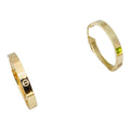 ARRACADAS LISAS CARTIER DE 10K