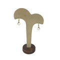 PENDIENTES CON PERLAS Y DIAMANTE DE ORO DE 18K