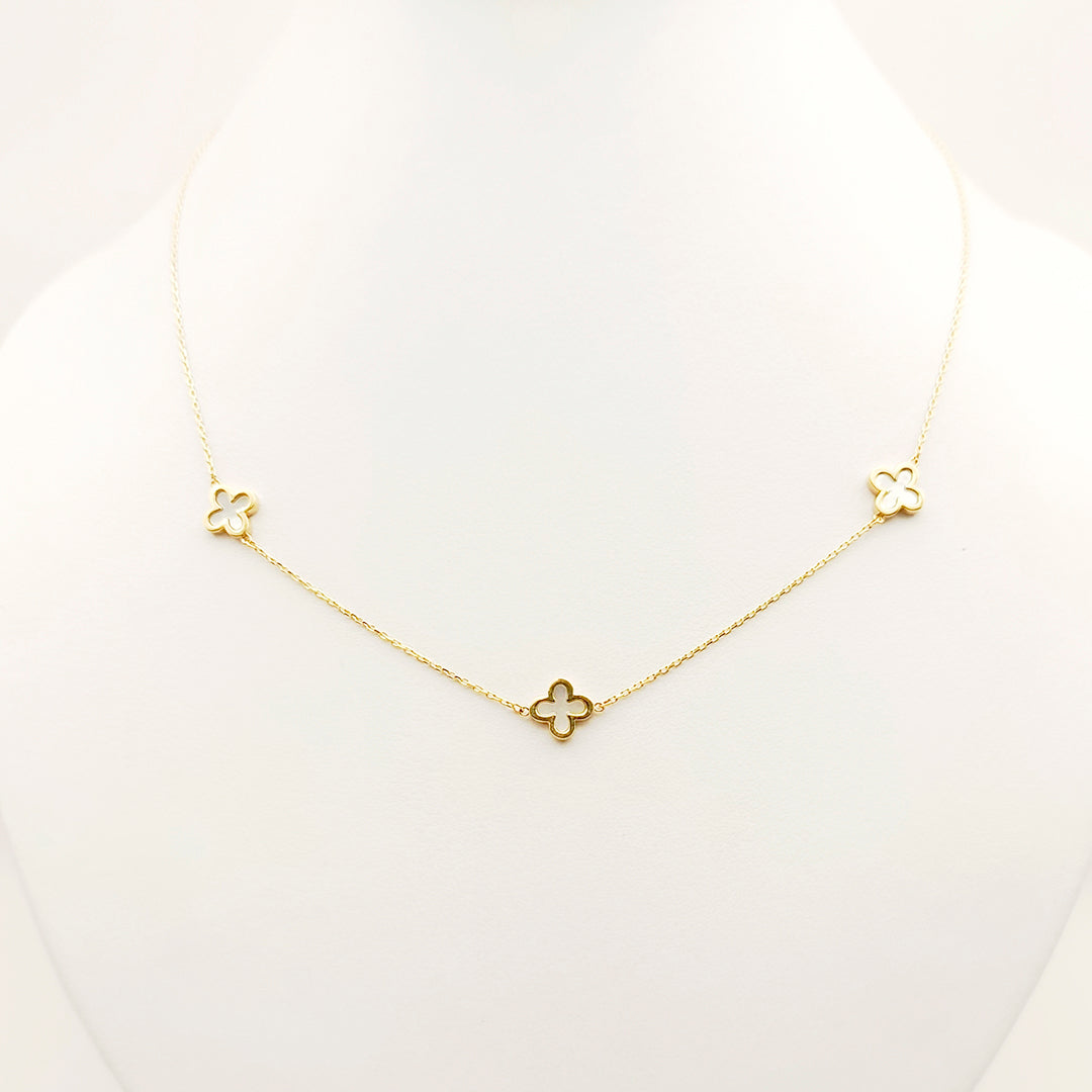 CADENA SOLIDA TIPO VANCLEFF DE ORO DE 14K