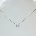 CADENA SOLIDA DE ORO BLANCO DE 14K
