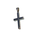 CRUCIFIJO DE ORO BLANCO SENCILLO