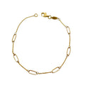 Pulsera tipo clip grande oro amarillo 10k
