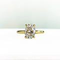 ANILLO DE COMPROMISO DIAMANTE OVAL CVD