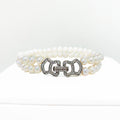 PULSERA DE PLATA CON PERLAS Y ZIRCONIAS
