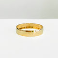 ARGOLLA HUECA DE MATRIMONIO ORO AMARILLO DE 10K SENCILLO 4MM